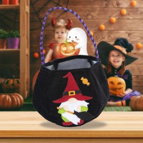 Halloween Decorations Cartoon Forest Man Doll Candy Bag (Color: black)